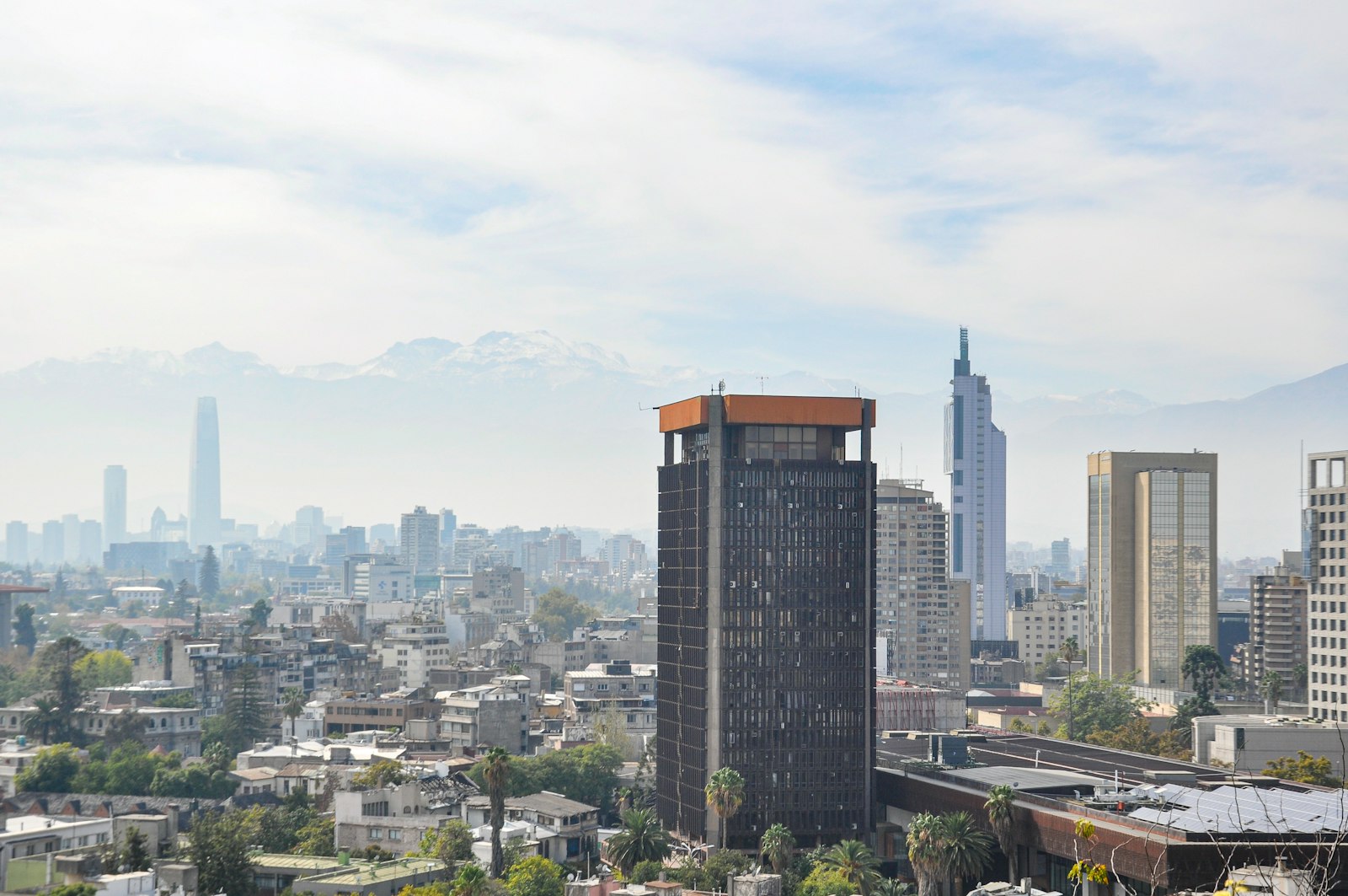 Rising South American city skyline